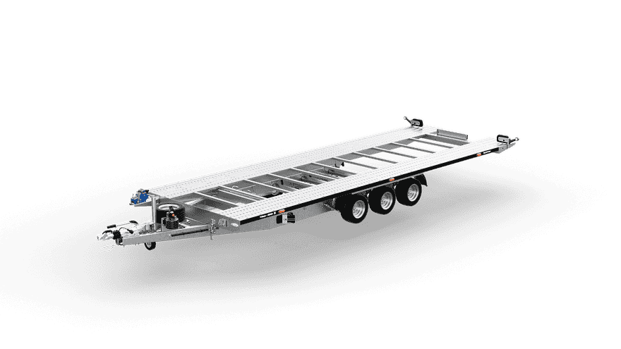 TRIMAXLIFT 3560 - laweta uchylna trzyosiowa ze zintegrowanym najazdem DMC 3500kg skrzynia 6000x2160