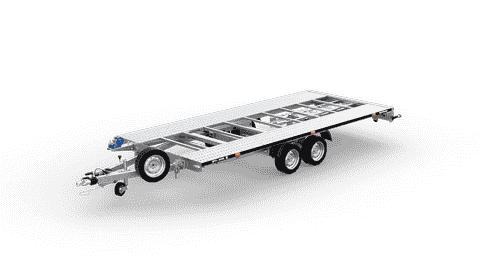 OPTI 3555 - laweta uchylna dwuosiowa DMC 3500kg skrzynia 5500x2160