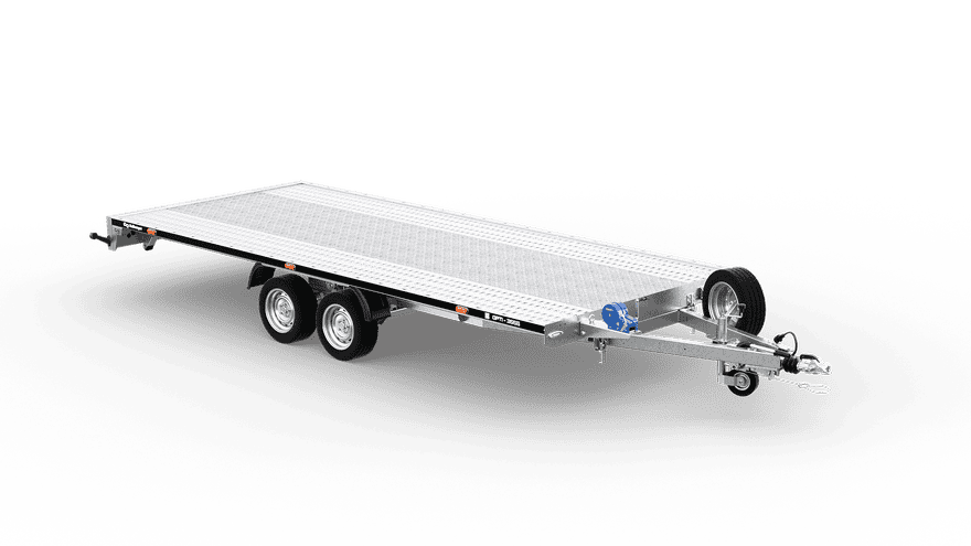 OPTI 3555 - laweta uchylna dwuosiowa DMC 3500kg skrzynia 5500x2160
