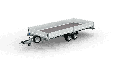 OPTI+ 3550 - platforma uchylna z burtami DMC 3500kg skrzynia 5000x2160