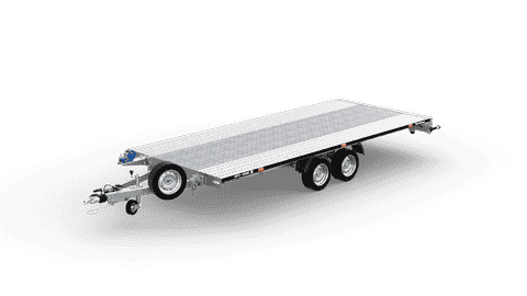 OPTI 3550 - laweta uchylna dwuosiowa DMC 3500kg skrzynia 5000x2160