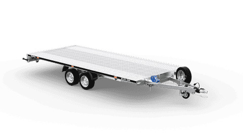 OPTI 3555 - laweta uchylna dwuosiowa DMC 3500kg skrzynia 5500x2160