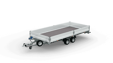 OPTI+ 3045 - platforma uchylna z burtami DMC 3000kg skrzynia 4500x2160