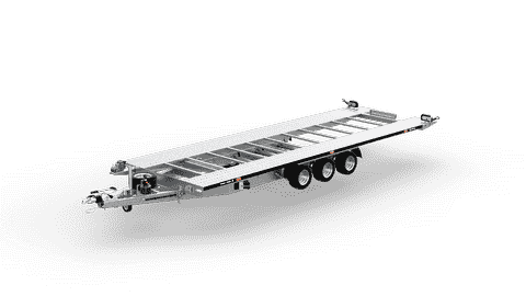 TRIMAXLIFT 3560 - laweta uchylna trzyosiowa ze zintegrowanym najazdem DMC 3500kg skrzynia 6000x2160