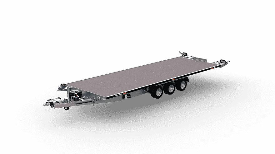 TRIMAXLIFT 3560 - laweta uchylna trzyosiowa ze zintegrowanym najazdem DMC 3500kg skrzynia 6000x2160