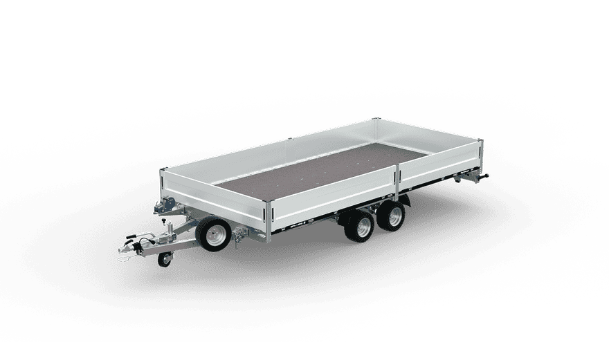 OPTI+ 3045 - platforma uchylna z burtami DMC 3000kg skrzynia 4500x2160