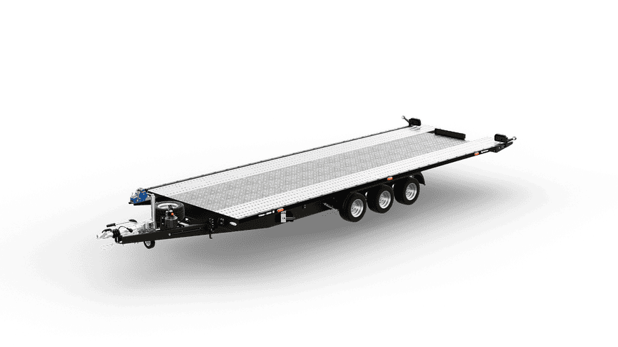 TRIMAXLIFT 3560 - laweta uchylna trzyosiowa ze zintegrowanym najazdem DMC 3500kg skrzynia 6000x2160