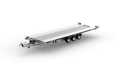 TRIMAXLIFT 3560 - laweta uchylna trzyosiowa ze zintegrowanym najazdem DMC 3500kg skrzynia 6000x2160