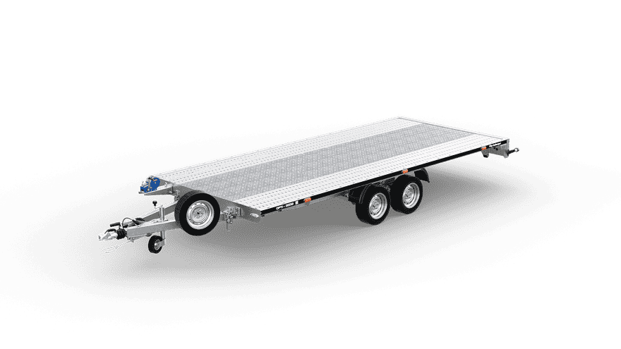 OPTI 3550 - laweta uchylna dwuosiowa DMC 3500kg skrzynia 5000x2160